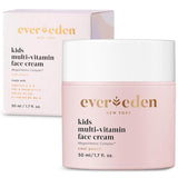 Evereden Kids Face Cream: Cool Peach, 1.7 oz. | Plant Based and Natural Face Lotion | Clean and Non-Toxic Face Moisturizer | Multi-Vitamin Skin Care for Kids