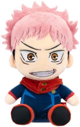 Total Anime Yuji Itadori - 8-Inch Scale Super Soft Plush with Authentic Details from Jujutsu Kaisen