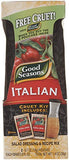 KRAFT FOODS Good Seasons Italian Dressing Mix, 2 Packages with Cruet, 1.4 Oz. Net