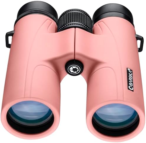 Barska Crush 10x42 Shockproof Lightweight Colorful Binoculars Fully-Multi Coated for Hunting, Hiking, Concerts, Sports with Carrying Case & Neck Strap