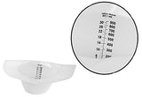 Graduated Specimen Collector Pans [Pack of 1] Toilet Nursing Hat for Urine, Vomit & Stool Collection Fits Over Toilets and Commodes - 30 oz for Women and Elderly