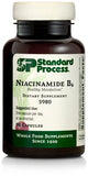 Standard Process Niacinamide B6 - Whole Food Energy, Metabolism and Nervous System Supplements with Soy Protein, Vitamin B6, Ascorbic Acid, Calcium Lactate, and Niacinamide - 90 Capsules
