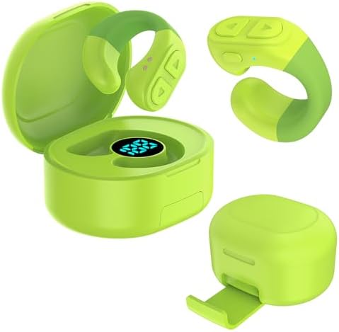 TikTok Scrolling Ring Remote Control, App Remote Page Turner for iPhone ipad Android,Phone Camera Bluetooth Remote Controls Scroll Ring with Stand