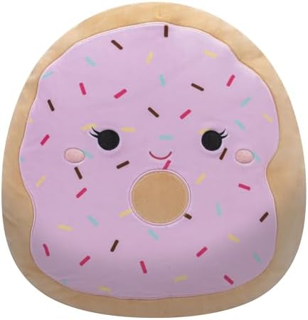Squishmallows Original 14-Inch Dabria Pink Donut with Sprinkles - Official Jazwares Large Plush