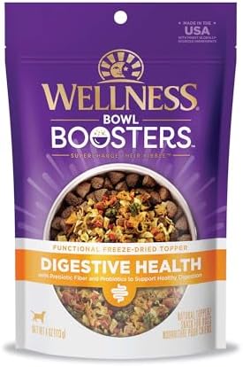 Wellness CORE Bowl Boosters Digestive Health Dog Food Topper, 4 Ounce Bag