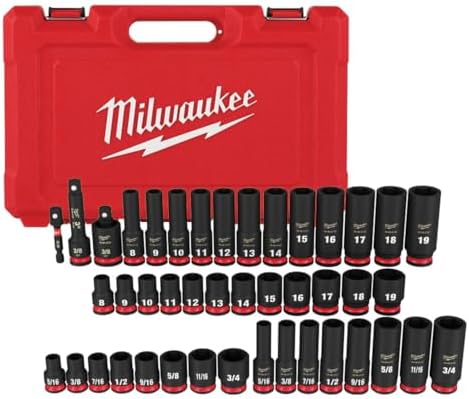 Milwaukee Socket Set MET & SAE IMP 3/8IN 49-66-7009