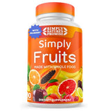 Simply Nature's Promise - 90 Fruit Capsules - Made with Whole Food Superfoods, Packed with 25 Different Fruits - 100% Soy Free