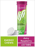 Lift | Fast-Acting Glucose Chewable Energy Tablets | Raspberry | 10 ct Tube (Pack of 12)