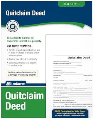 SOCRATES MEDIA,LLC Quitclaim Deed Forms (SOMLF298), White