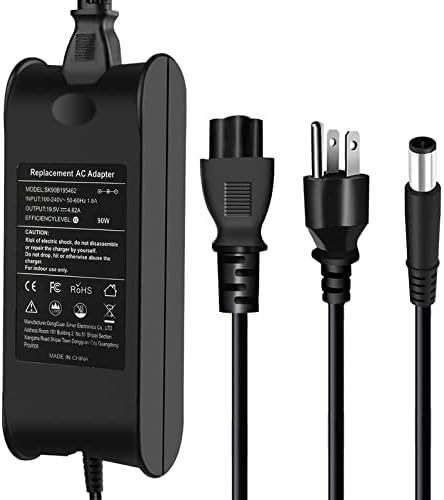 90W AC Adapter Laptop Charger for Dell Latitude D630 D830 5480 D820 D620 D610 D520 E4310 E4300 E5400 E5500 E5510 5591 Chromebook 11 3120 3180 3189 0J62H3 PA-10 PA-12 PA12 Notebook Power Supply Cord