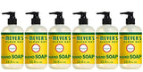 MRS. MEYER'S CLEAN DAY Hand Soap, Made with Essential Oils, Biodegradable Formula, Honeysuckle, 12.5 fl. oz - Pack of 6