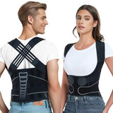 Enthra Back Brace Posture Corrector for Women and Men with Spine Vertical Alignment System, Lower Back Pain Relief, Back Straighter Instant Posture Corrector - Scoliosis