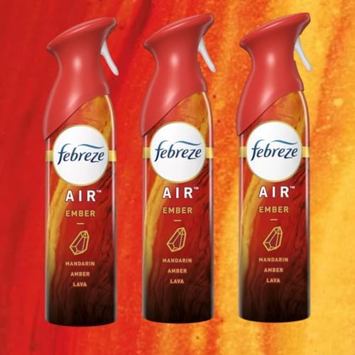 Febreze Air Effects Odor-Fighting Air Freshener,Ember, 8.8 OZ - Pack of 3