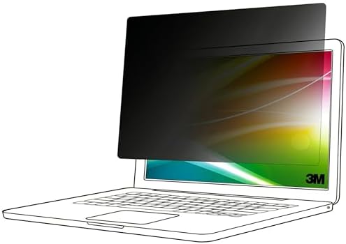3M Bright Screen Privacy Filter for 14in Laptop, 16:9, BP140W9B