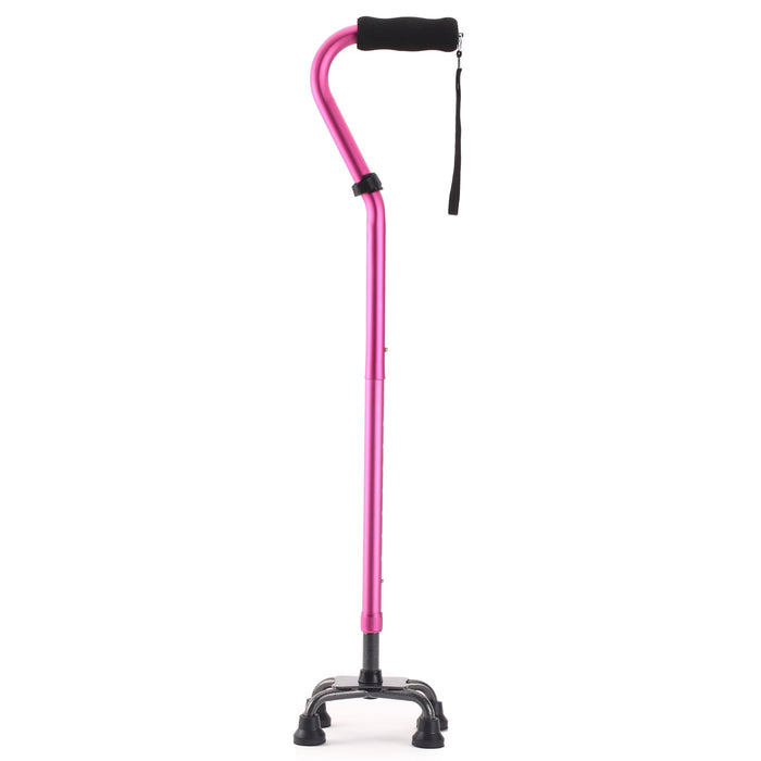 LIXIANG Walking Cane for Women Foldable Cane with Quad Walker Elderly