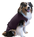 SurgiSnuggly Dog Surgery Recovery Suit for Female Or Male Dogs,Veterinarian Invented Dog Onesie is Better Than A Dog Cone, American Milled Fabric is Safe Spay Or Neuter Surgical Recovery Easy XLL PL