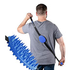 Cactus Scratcher Original Back Scratcher with 2 Sides Featuring Aggressive and Soft Spikes, Great for The Mobility Impaired and Hard-to-Reach Places, Makes an Awesome After-Surgery Gift - Blue