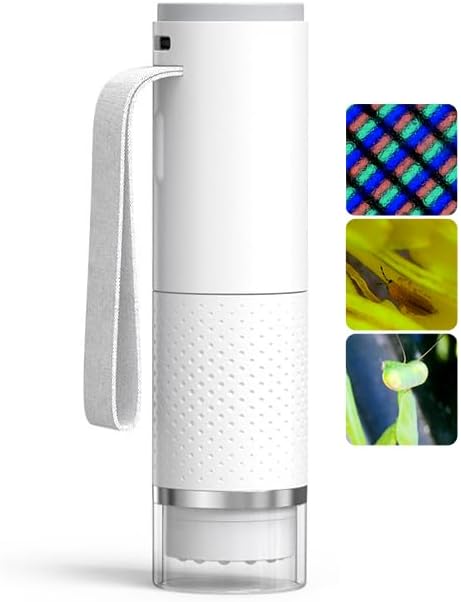 Handheld HD Microscope 50X-1000X: Gifts for Curious Adults and Kids
