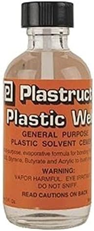 Plastruct Plastic Weld w/applicator 2oz Bottle