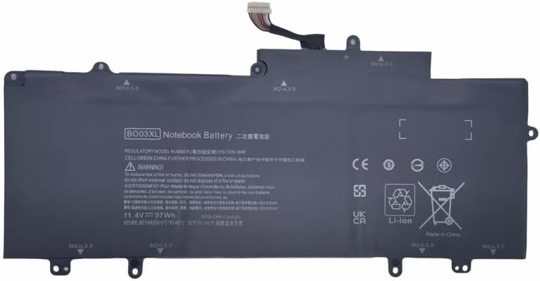 Replacement BO03XL Laptop Battery Compatible with Hp Chromebook 14-X 14-X013DX 14-X015W 14-X015WM 14-Z Series 751895-1C1 752235-005 HSTNN-IB6C HSTNN-IB6P TPN-Q137 751895-1C1 774159-001