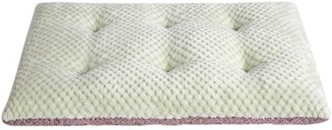 WONDER MIRACLE Fuzzy Deluxe Pet Beds, Super Plush Dog or Cat Beds Ideal for Dog Crates, Machine Wash & Dryer Friendly (15" x 23", S-Pastel Green)