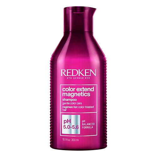 Redken Color Extend Magnetics Shampoo For Color-Treated Hair | Gently Cleanses & Protects Color | With Amino Acid | Sulfate Free Shampoo