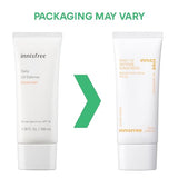 innisfree Daily UV Defense Sunscreen Broad Spectrum SPF 36 JUMBO, Invisible Korean Sunscreen with No White Cast (Packaging May Vary)