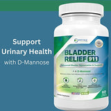 Phytage Labs Bladder Relief 911 Detoxifying Strength - for Men and Women Provides Bladder Support, 60 Veggie Capsules