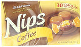 Brach's Nips Coffee Flavored Hard Candy, Individually Wrapped Candy, 3.25 Ounce Bags (Pack of 12)