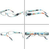 Kerecsen Women's Reading Glasses 4 Pairs Ladies Fashion Spring Hinge Readers (4 Pack Mix, 2.0)