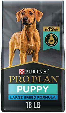 Purina Pro Plan Large Breed Dry Puppy Food, Chicken and Rice Formula - 18 lb. Bag