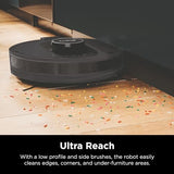 Shark AV2501S AI Ultra Robot Vacuum, with Matrix Clean, Home Mapping, 30-Day Capacity HEPA Bagless Self Empty Base, Perfect for Pet Hair, Wifi, Dark Grey