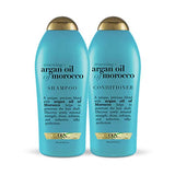 OGX Renewing + Argan Oil of Morocco Shampoo & Conditioner, 25.4 Fl Oz 2 count (Pack of 1)