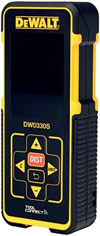 DEWALT Laser Measure Tool/Distance Meter, Bluetooth, 330-Foot (DW0330SN)