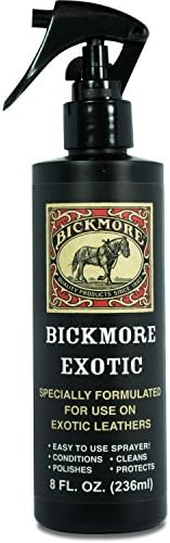 Bickmore Exotic 8oz - Specially Formulated Leather Spray Used to Clean Condition Polish and Protect Exotic Leathers & Reptile Skins