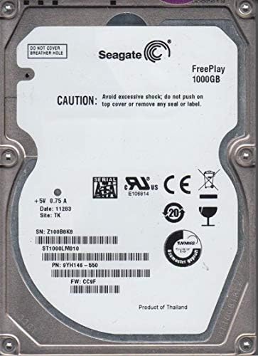 1TB Seagate FreePlay ST1000LM010 SATA 2.5 Notebook Hard Drive (Renewed)