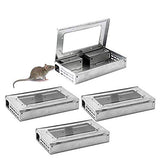 4 FPS TRAPS Cat style LIVE Mouse Traps with window Multi Catch Mice Mouse