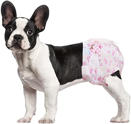 Dono Disposable Dog Diapers Female, Super Absorbent Doggie Diaper, Rapid-Dry Gel Technology Puppy Diapers, Leak-Proof Fit Cat Diapers for Doggy in Heat,Excitable Urination,Incontinence,Training
