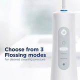 Oral-B Water Flosser Advanced, Cordless Portable Oral Irrigator Handle with 2 Nozzles