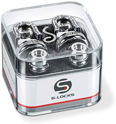 Schaller Security Locks Guitar Strap Locks - Chrome