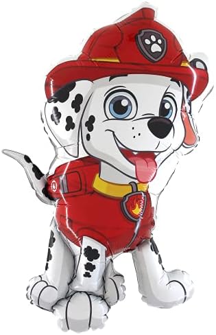 Toyland® 34 Inch Giant Jumbo Size Paw Patrol Marshall Character Foil Balloon - Kids Party Balloons
