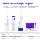 SmileDirectClub Premium Edition Water Flosser - XL Water Reservoir with 2 Nozzles, Waterproof and Cordless Design, 3 Pressure Modes - Removes 99% of Plaque