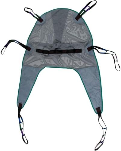 Patient Aid Full Body Divided Leg Sling - Easy-to-Wash Mesh Fabric for Bathing and Toileting - Comfy Safe Lifting for The Elderly and Non-Weight Bearing - Medium, 225lb. Maximum Carrying Capacity