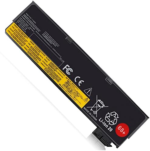 X240 Battery 68+ 58Wh 10.8V Battery for Lenovo ThinkPad T440 T440S T450 T450S T460 T460P T470P T550 T560 L450 L460 L470 W550S S440 X240 X250 X260 X270 0C52861 0C52862 45N1128 45N1734