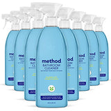 Method Bathroom Cleaner, Removes Mold + Mildew Stains, Eucalyptus Mint, 28 Fl Oz (Pack of 8)