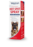 Vetericyn Plus Hot Spot Spray for Dogs Skin Sores and Irritations | Itch Relief for Dogs and Prevents Chewing and Licking at Skin, Safe for All Animals. 8 Ounces