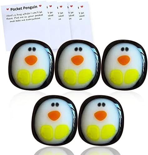 A Little Pocket Penguin Hug, Mini Cute Animal Decoration Pocket Hug Penguin Stress Relief Toy, Special Encourage Birthday Wedding Party Sister Gifts from Sister Penguin Gift Decoration