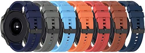 FitTurn Band Compatible with Huawei Watch Watch 4 pro/GT 5 4 3 2 Pro/GT 2e/GT 5 4 46mm/GT2 46mm/GT Active/ Replacement Straps Silicone Bands Bracelet Watch band Accessory Band for Huawei Watch 4pro/3pro/GTR 4