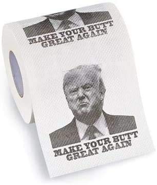 Donald Trump Toilet Paper by LEMONSODA