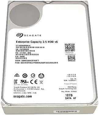 Seagate Enterprise Capacity | ST10000NM0016 | 10TB 7200 RPM SATA 6.0Gb/s 256MB Cache Hyperscale 512e 3.5" Hard Disk Drives (Renewed)